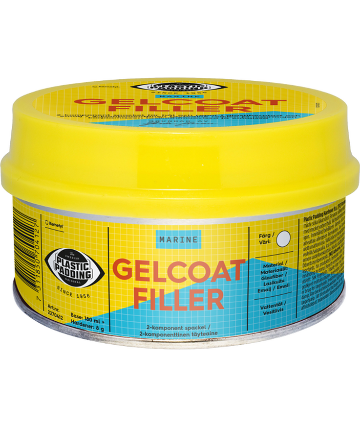 Spackel gelcoat plastic Padding gelcoat 0,18l