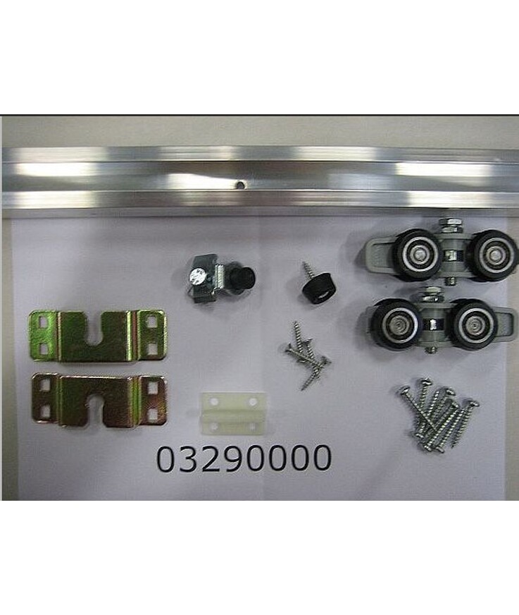 Skjutdörrsbeslag enkeldörr 7-10m