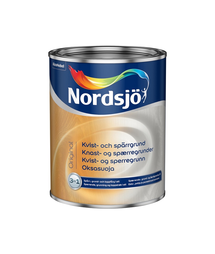 Grundfärg original kvist&spärr Grund nordsjö inomhus