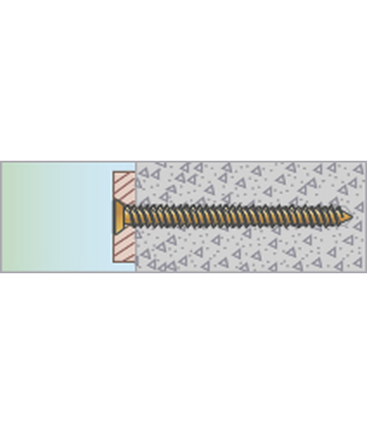 Betongskruv ecs-hf hex fläns Fzb 7,5(6)x40 10mm