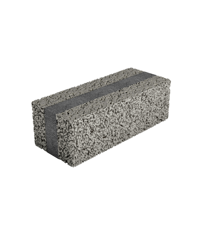 Isolerblock exakt 250x197x600