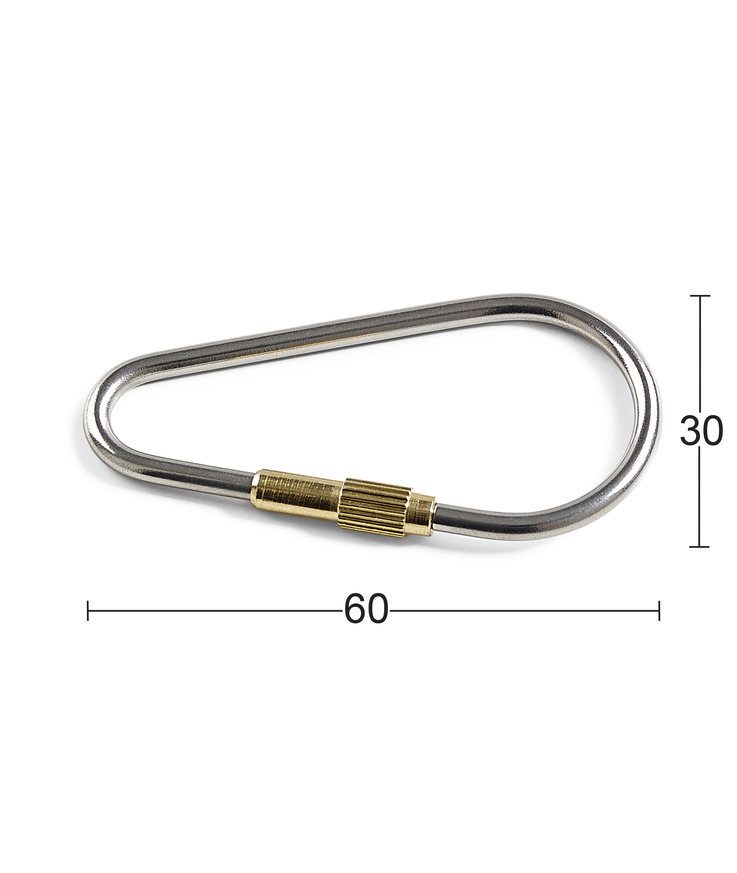 Nyckelring 60 rf 60x30mm 2st