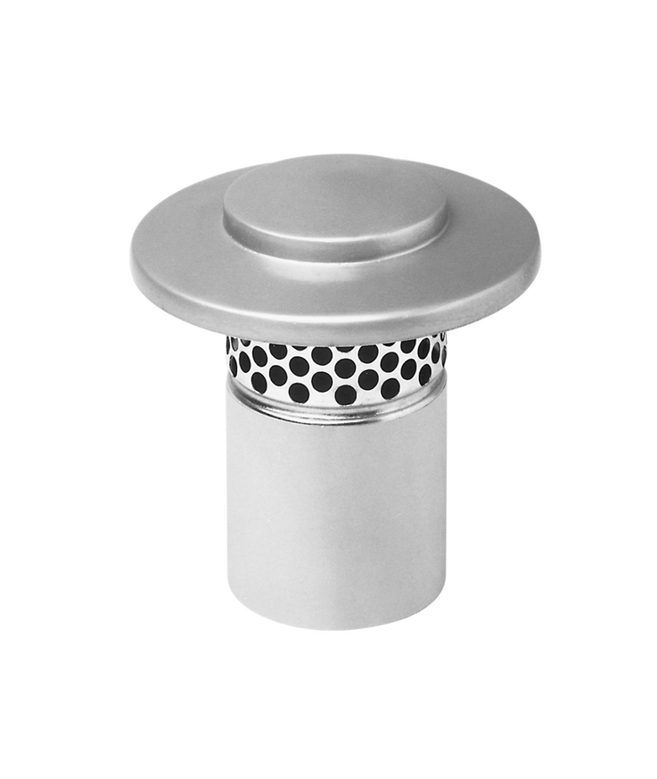 Ventilationshuv hu för tak Galvad 100mm