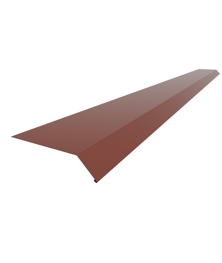 Fotplåt fotp för takfot Tegelröd 742 100x2000mm