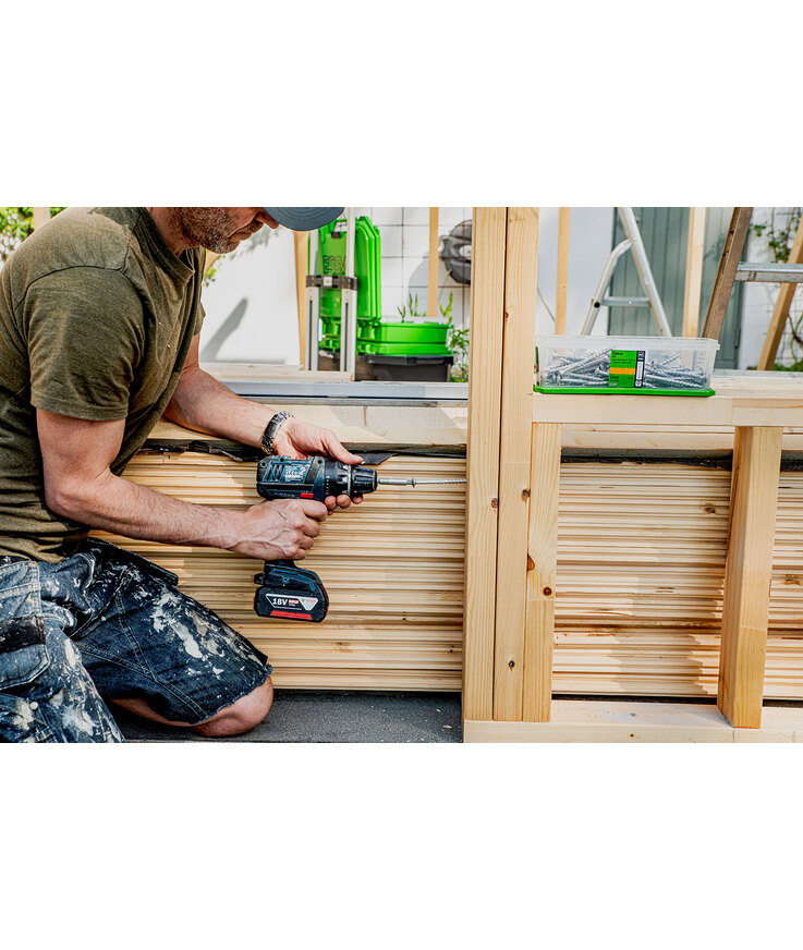 Träskruv waf stort huvud Corrseal tx40 8,0x220