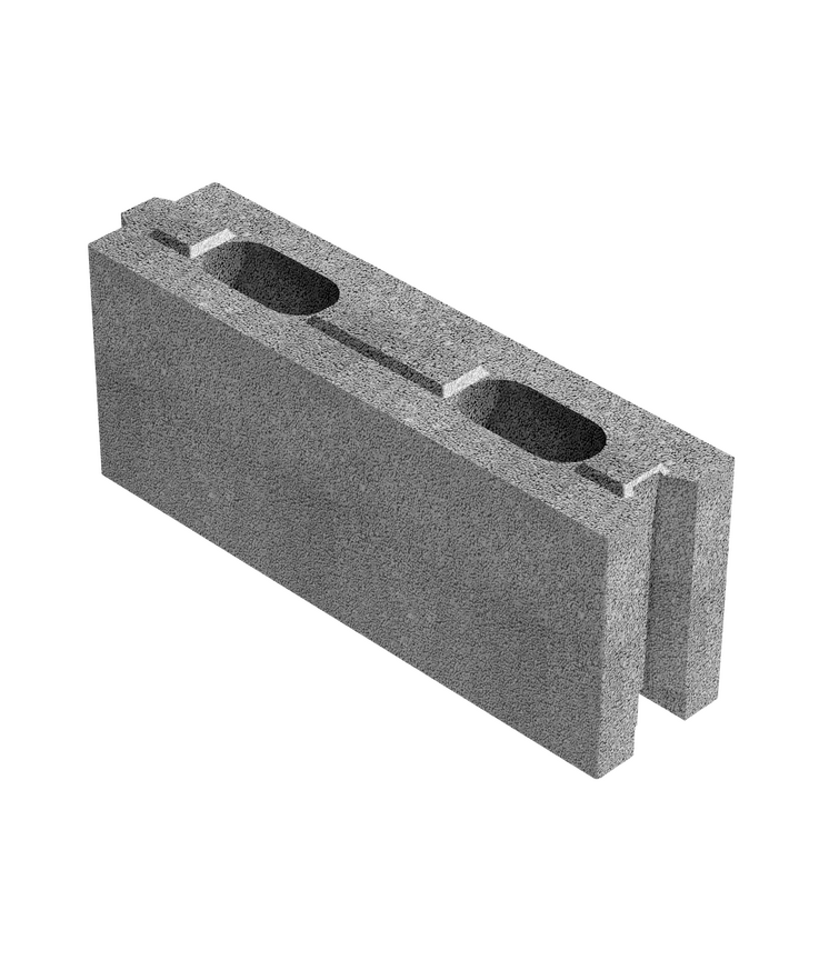 Lättklinkerblock leca block 125 typ 5 498x125x198mm