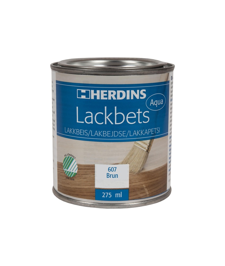 Lackbets aqua brun