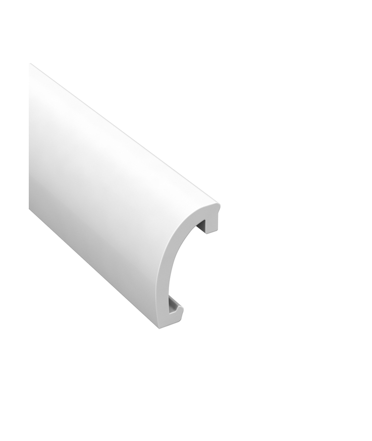 Kabelkanal smyg vit med Clipsmontage 15x25mm 250cm