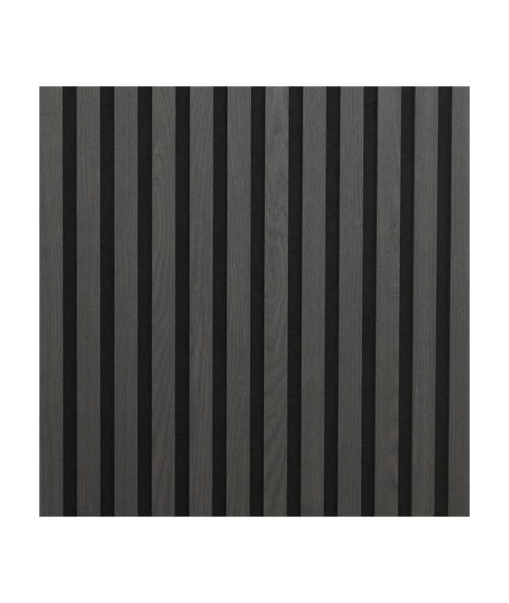 Akustikpanel klassisk 12 svart Ek sv filt 2780x615x20
