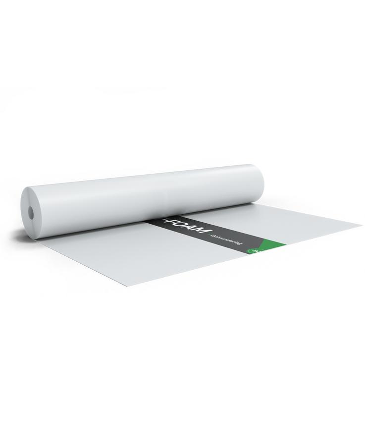 Golvunderlag t-foam 1200x2mm 12,5m