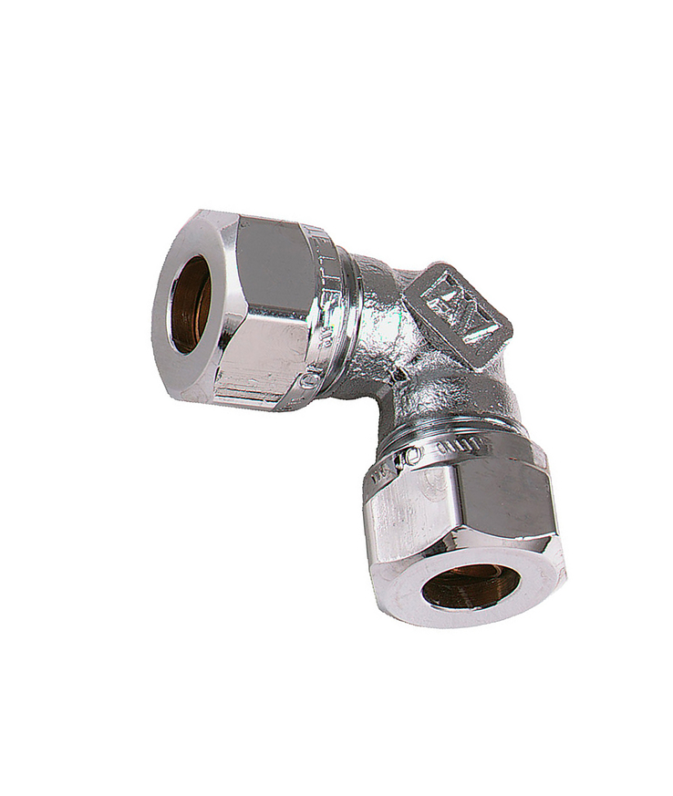 Kopparrörsvinkel vatette fkr 15mm