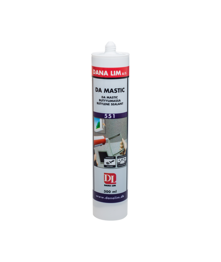 Fogmassa da mastic 551 grå 300ml