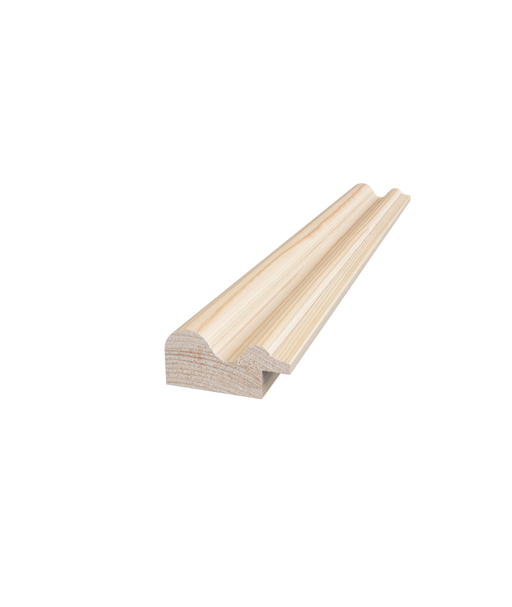 Bröstlist profil 095 furu 27x56mm