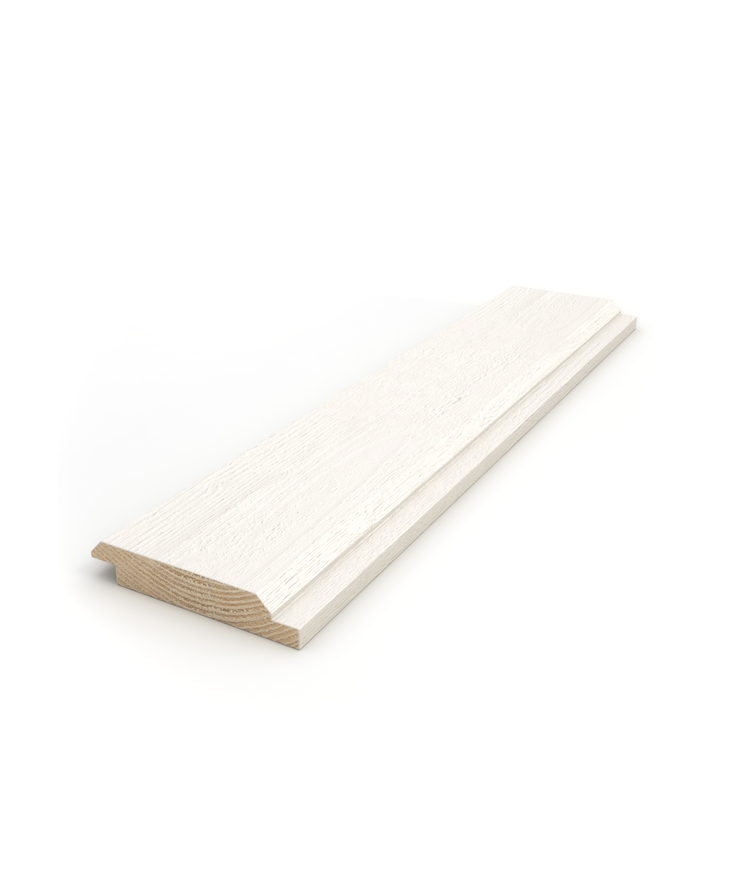 Dubbelfas fals g4-2 cmp-g/m Vit gran 22x145 4,8m