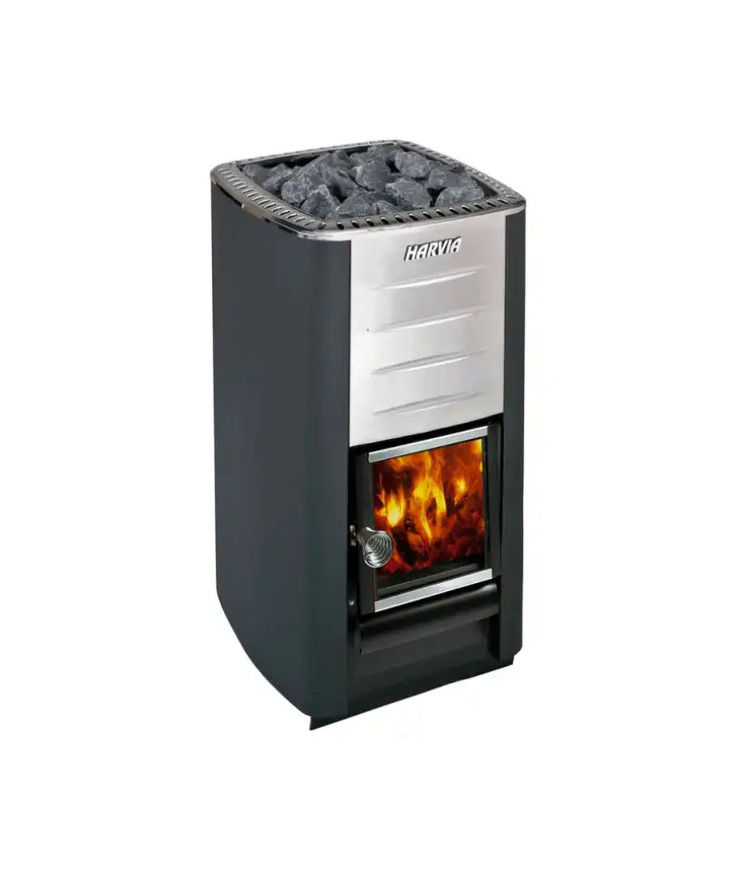 Bastuaggregat vedeldat Harvia M3 Svart