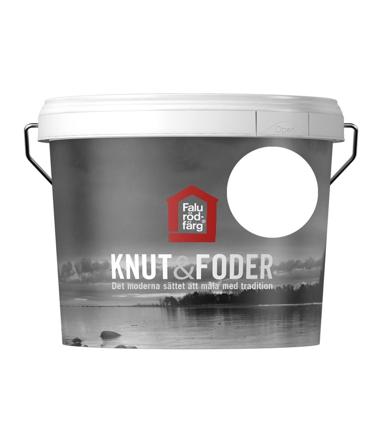 Falu rödfärg knut&foder vit