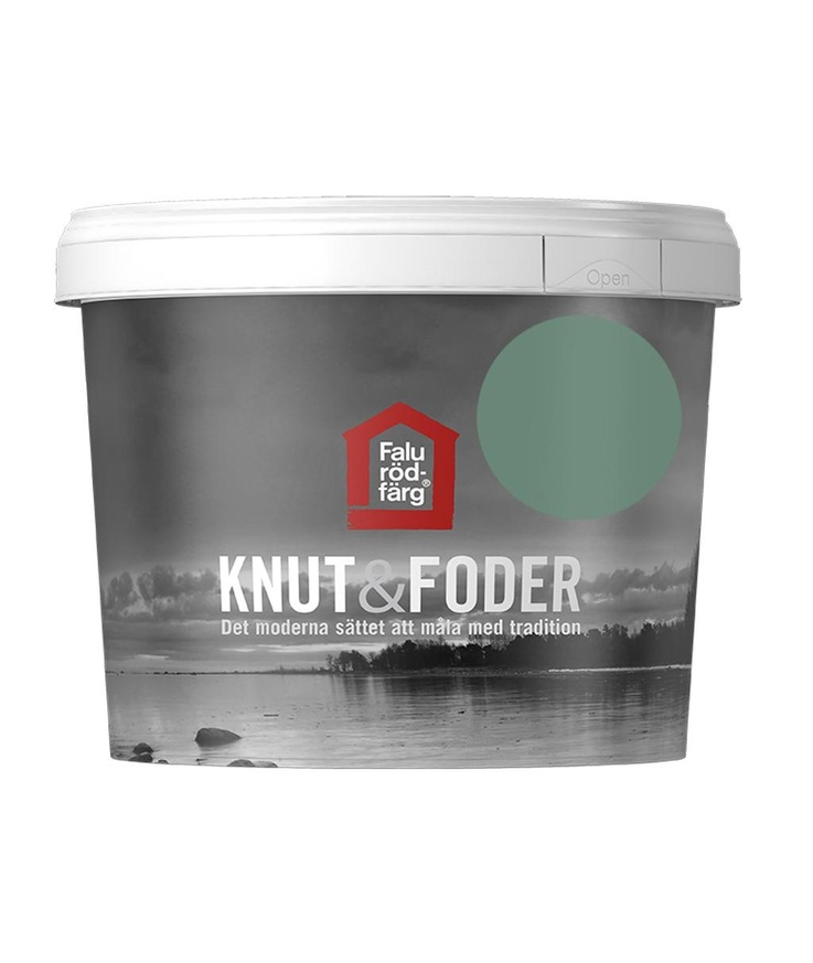 Falu rödfärg knut&foder grön