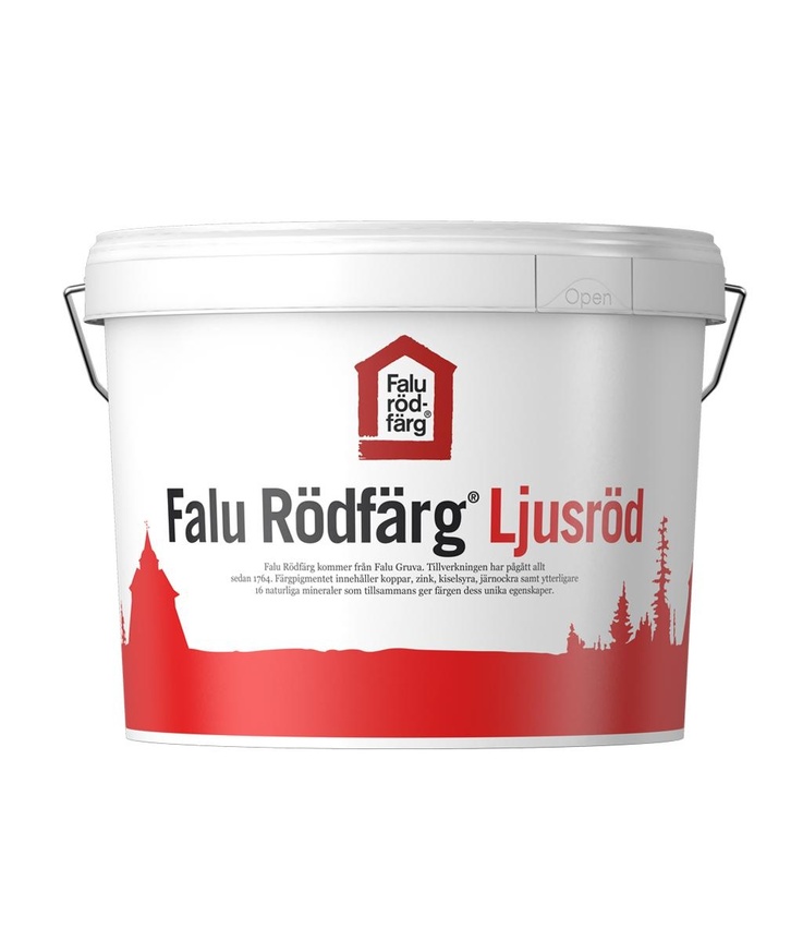 Falu rödfärg ljusröd