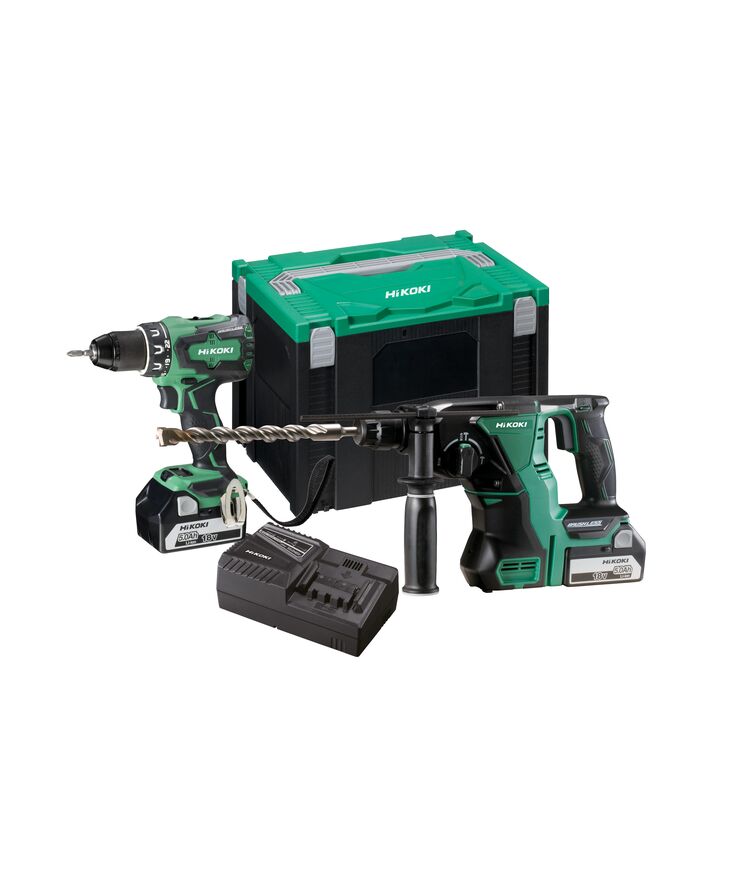 Combo kit kc18drbl(s) 5,0ah Hikoki ds18dbsl(s) dh18dbl 18v