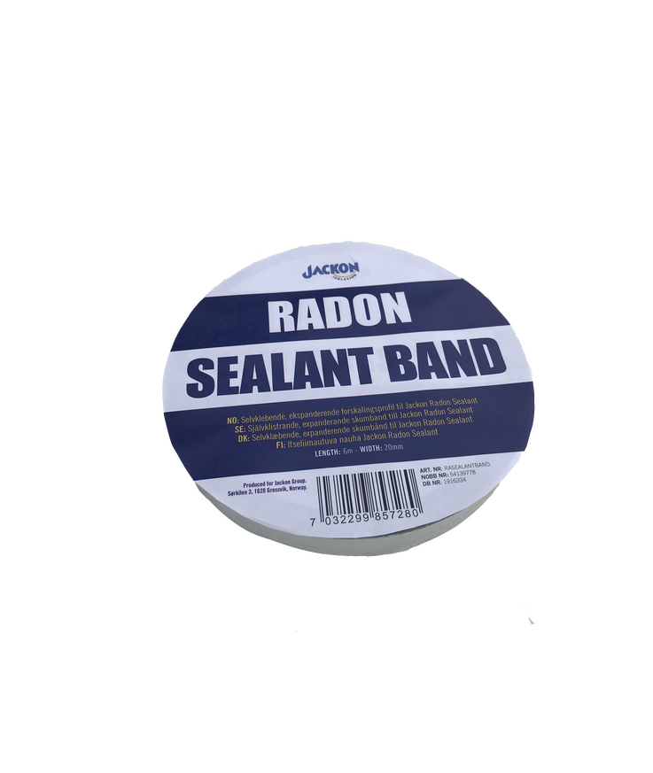 Radon skumband Bredd 20mm längd 8m