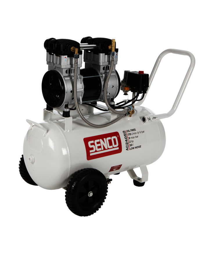 Kompressor ac24050 low noise Oljefri 9bar 50l 240l/min