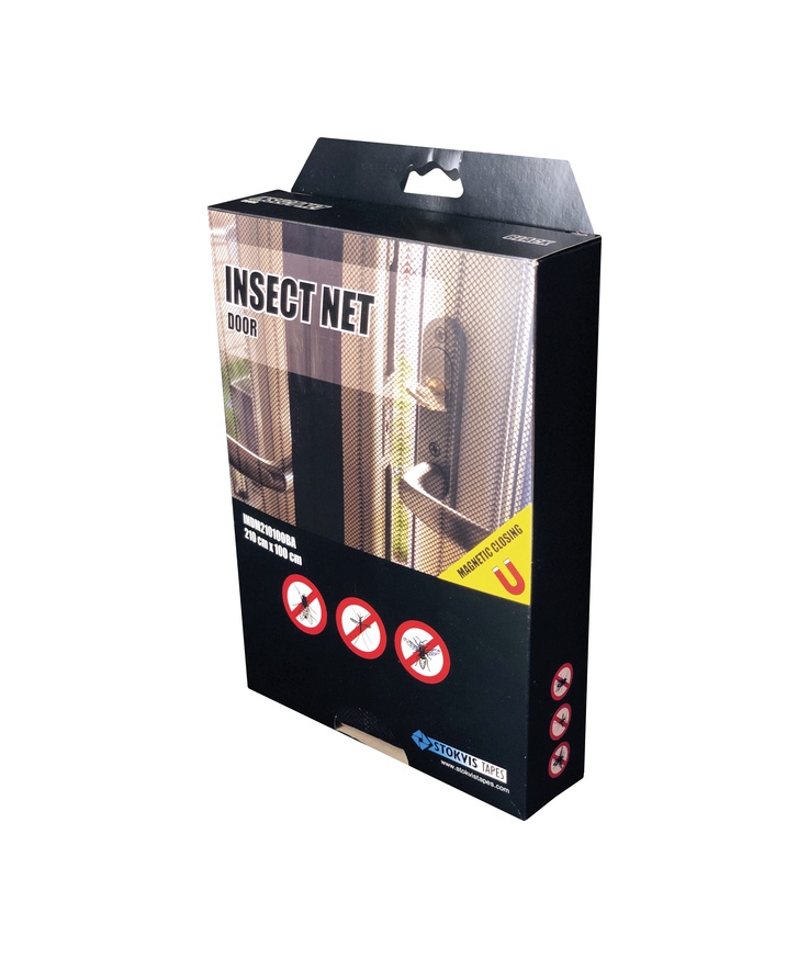 Myggnät dörr svart 2100mmx1000mm