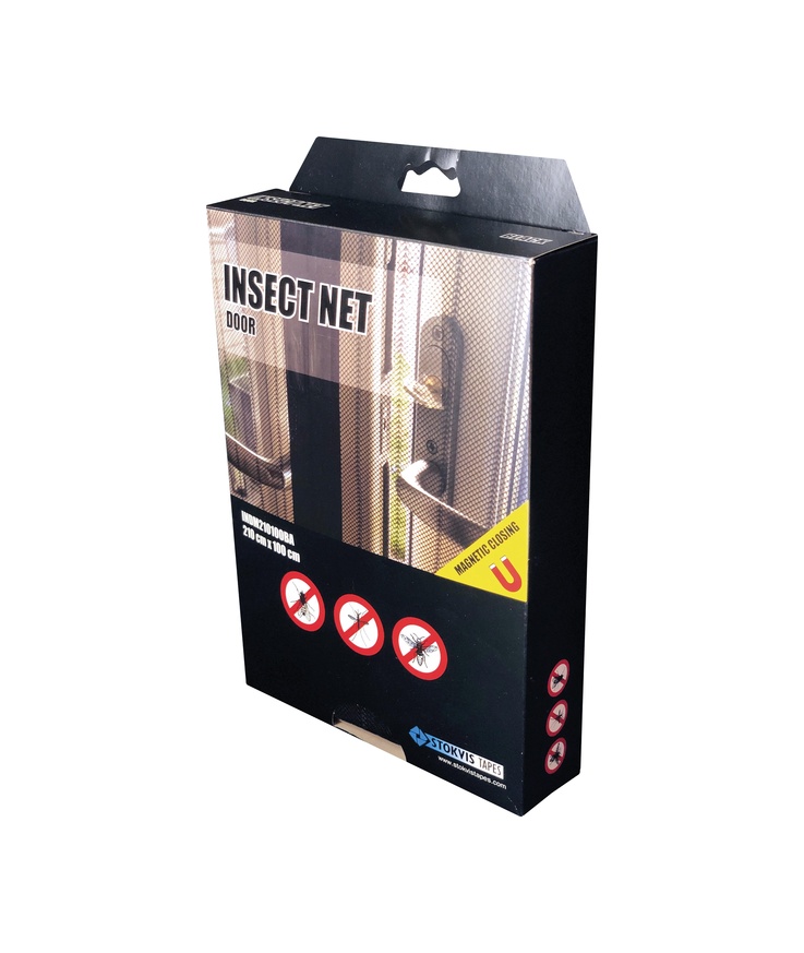 Myggnät dörr svart 2100mmx1000mm