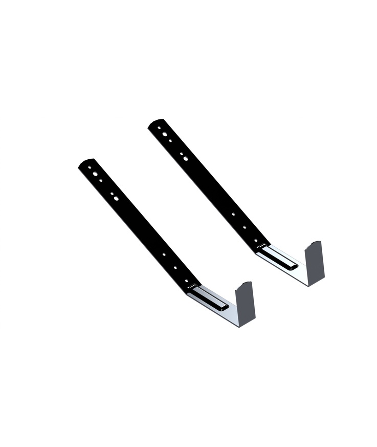 Glidskydd takpannor profil Plåttak inkl skruv svart