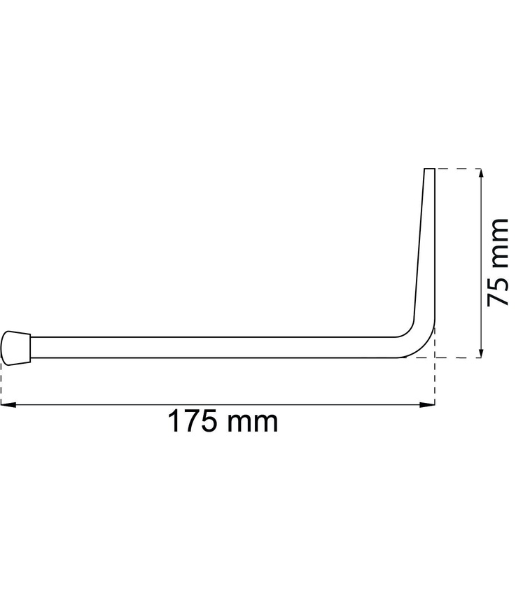 Steghållare 8507 efz 175mm