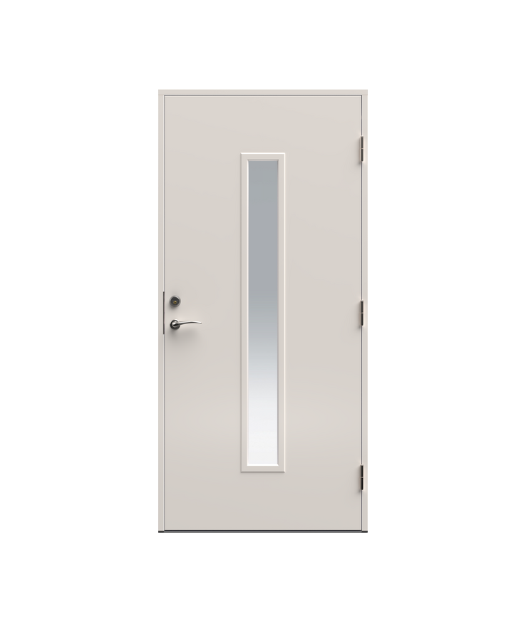 Ytterdörr sy97 yd63 hdf Vit klarg hö 10x21