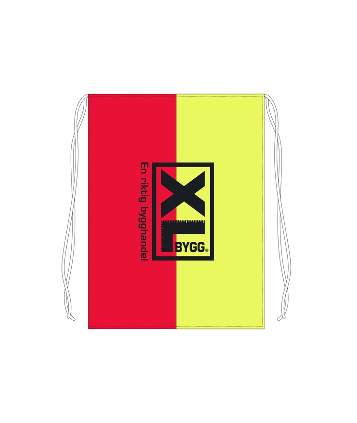 Varningsflagga xl-bygg Polyester 300x400mm