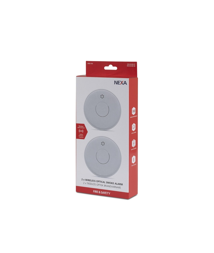 Brandvarnare wsa-102 batteri Trådlös