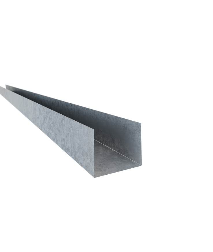 Mellanväggsskena sk55 galvad 120x55x0,47x3000mm