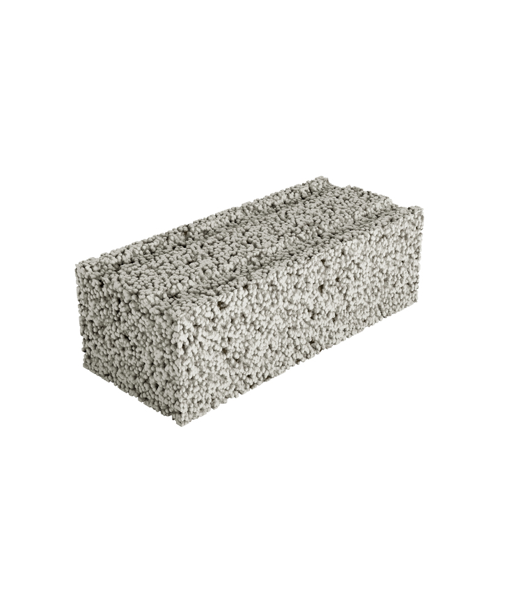 Murblock bas 250 spårat 250x190x590